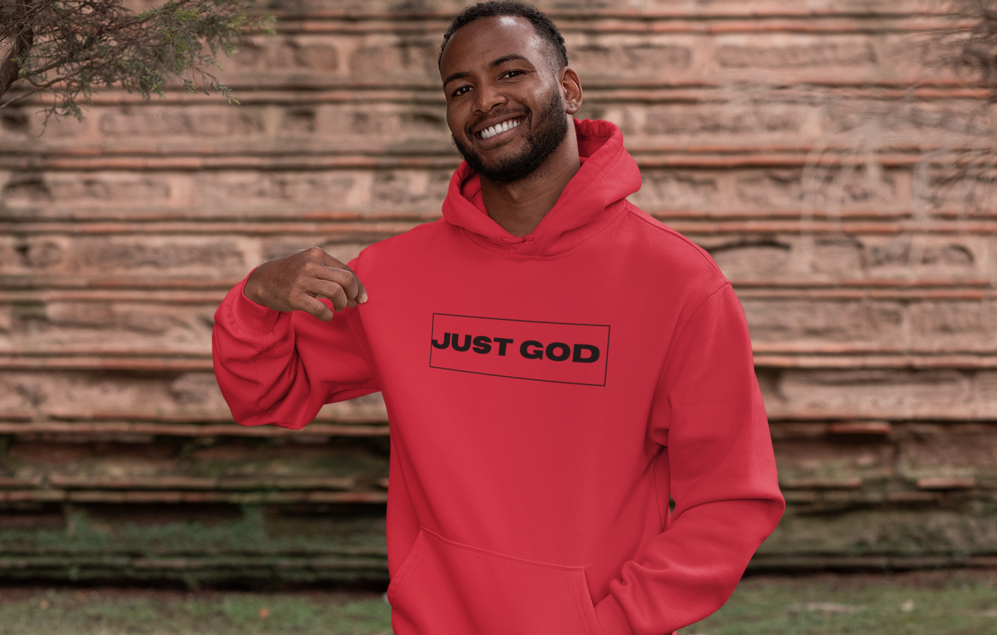 Just God Hoodie