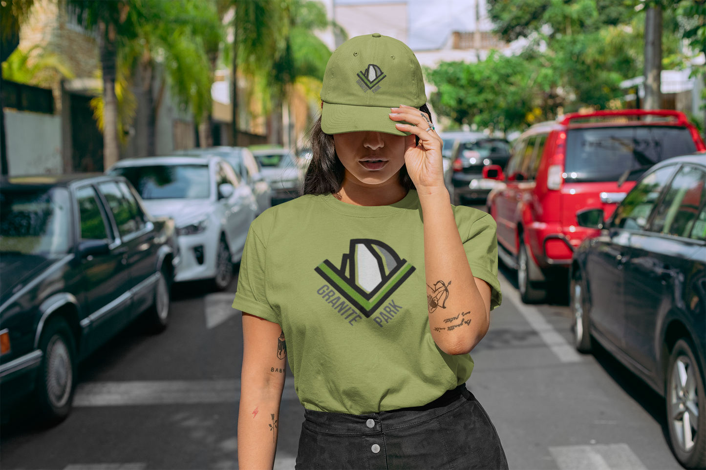 Woman's GP Color Logo Tee