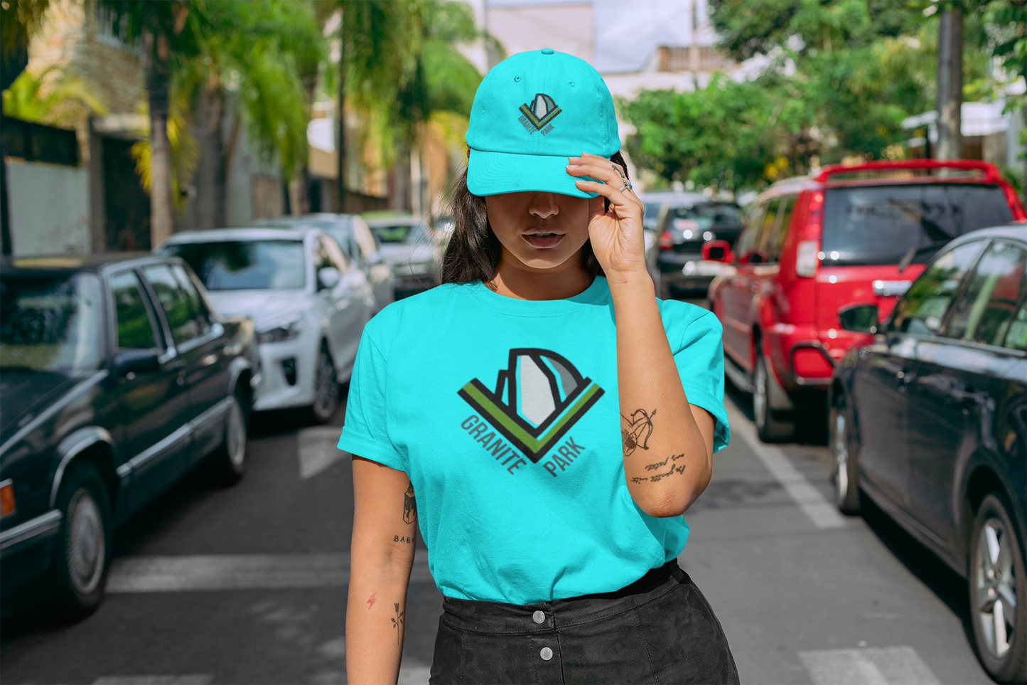 Woman's GP Color Logo Tee