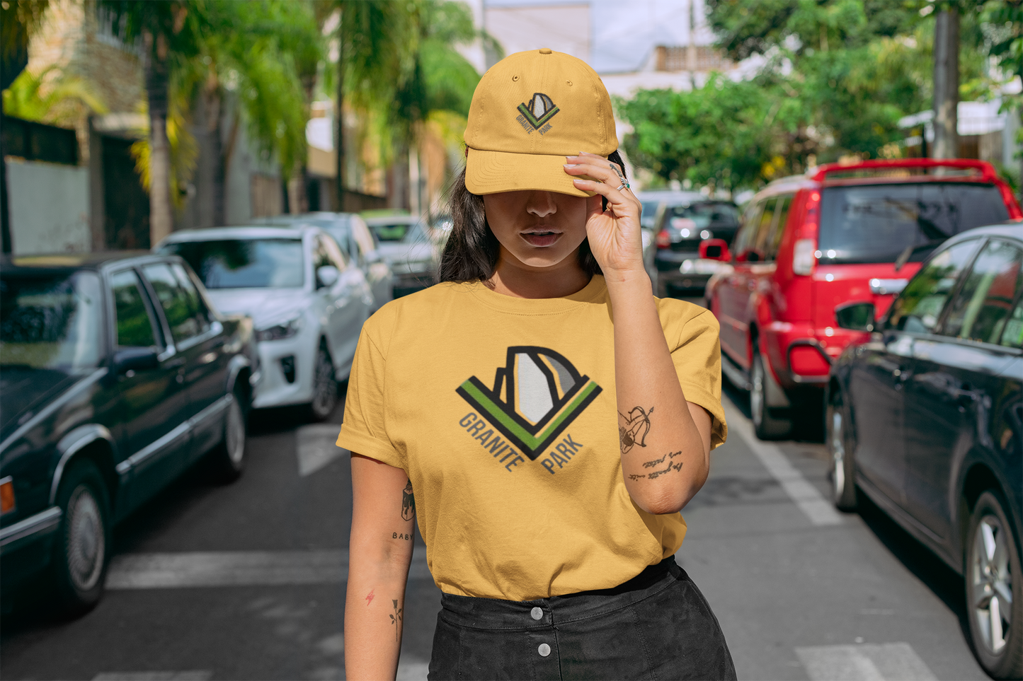 Woman's GP Color Logo Tee