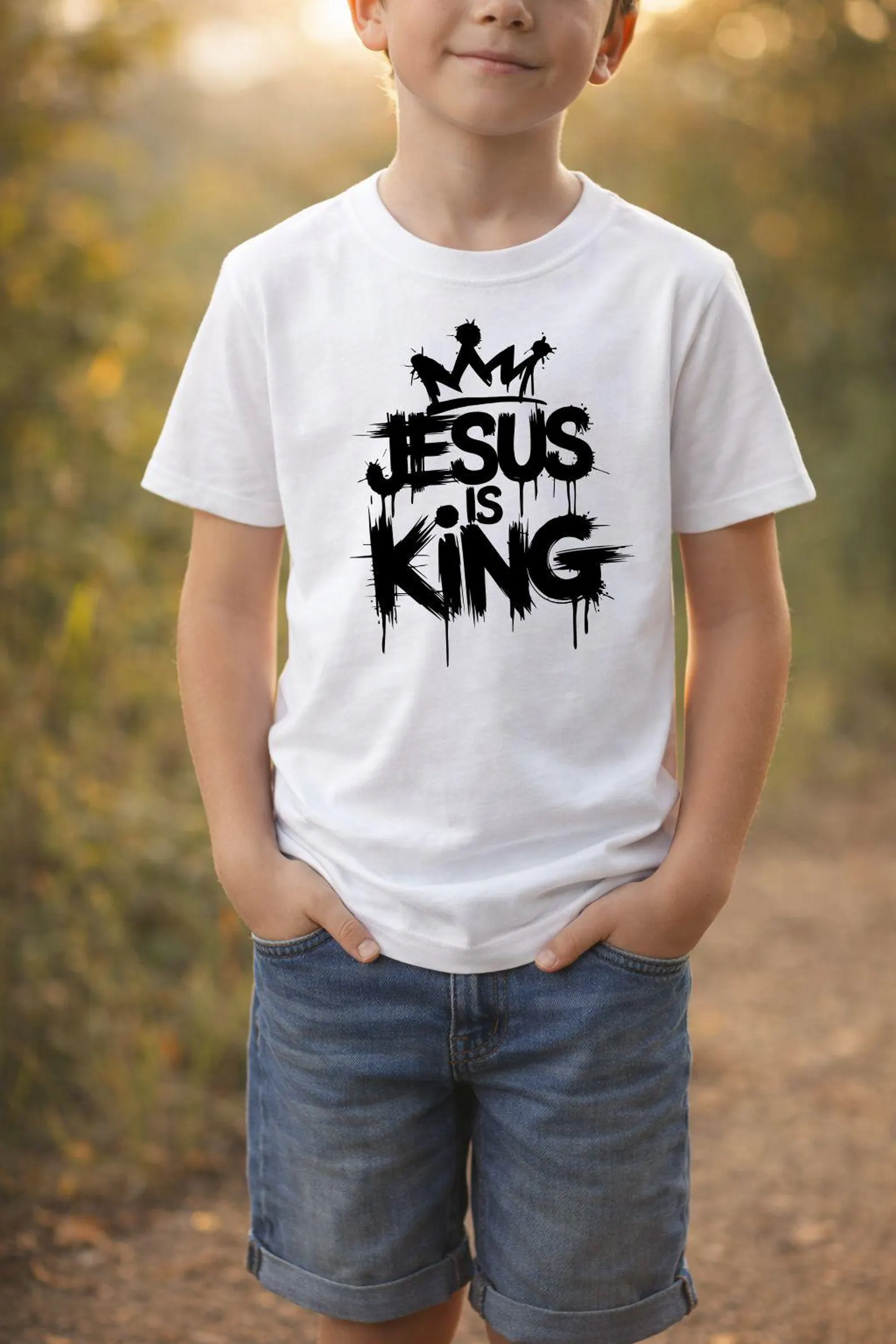 Kids Jesus Is King Tee